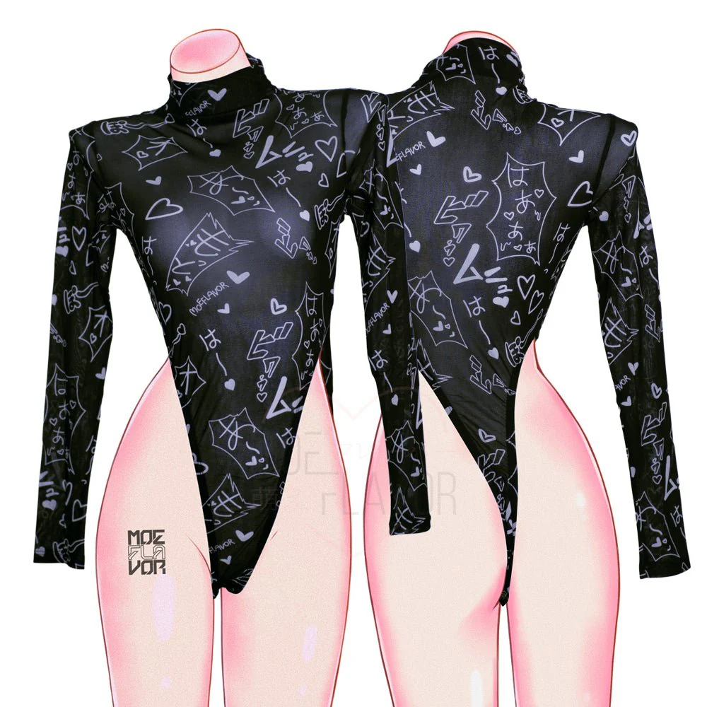 Mesh Manga Noises Bodysuit Hentai - Image 7
