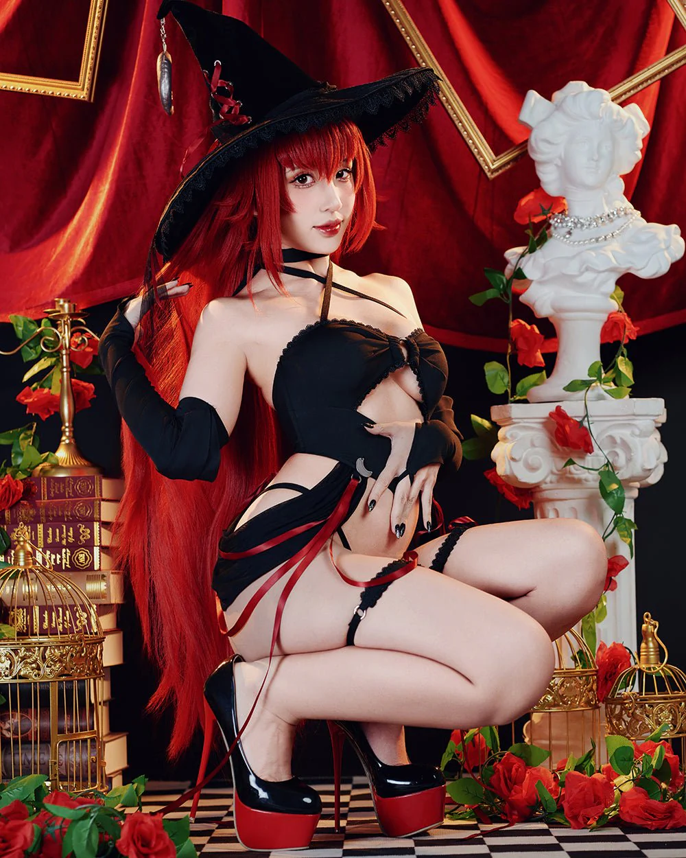 Moonlit Ritual Witch Lingerie Set - Image 3