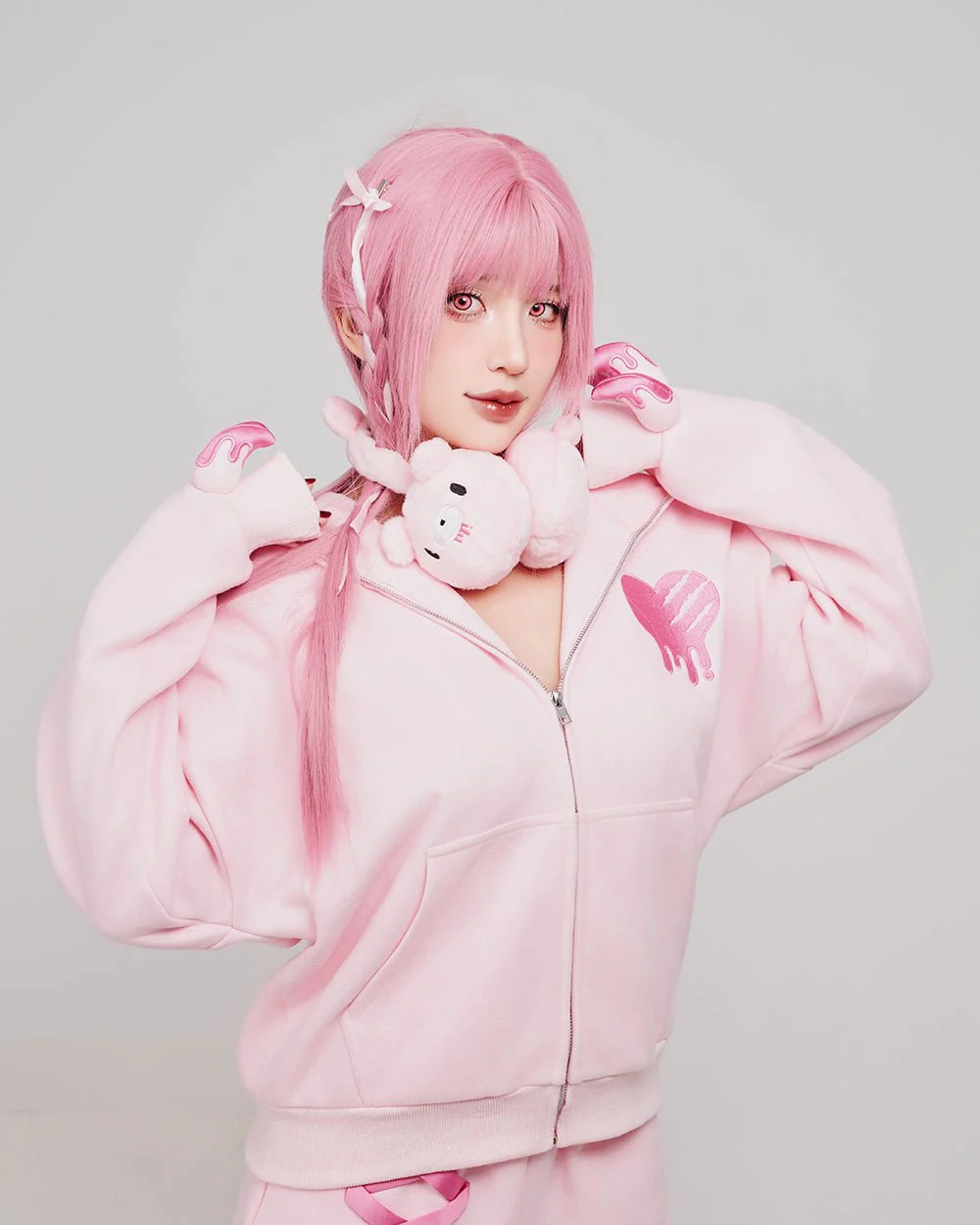 Pastel Winter Hoodie [MOEFLAVOR x Gloomy Bear] - Image 3