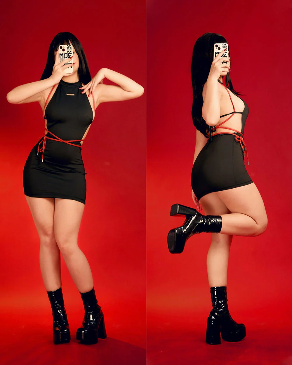 Kill Shibari Crossed Out Dress - Image 4