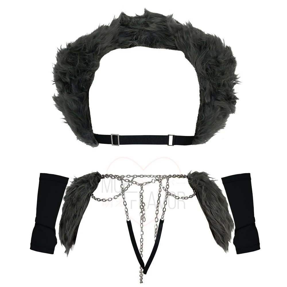 Loona Helluva Boss Wolf Accessory Set Costume - Image 3