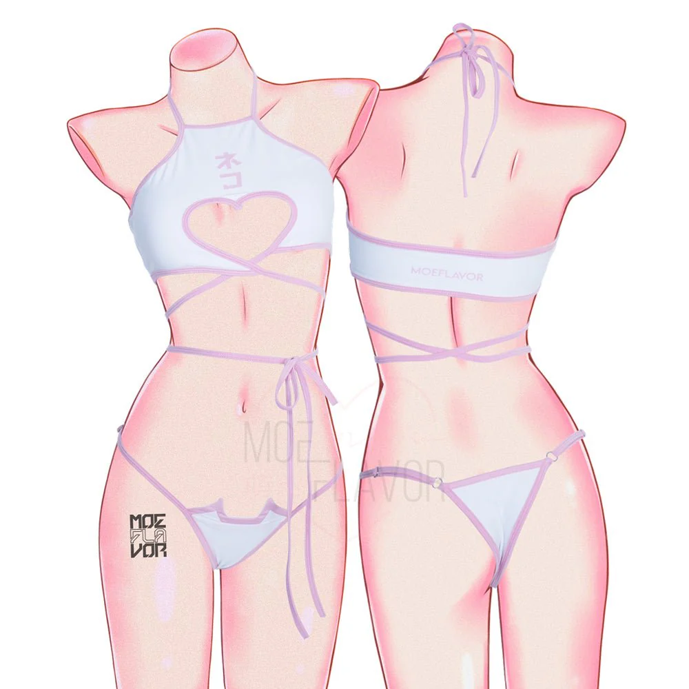 Neko Swimsuit Anime Cosplay - Image 7