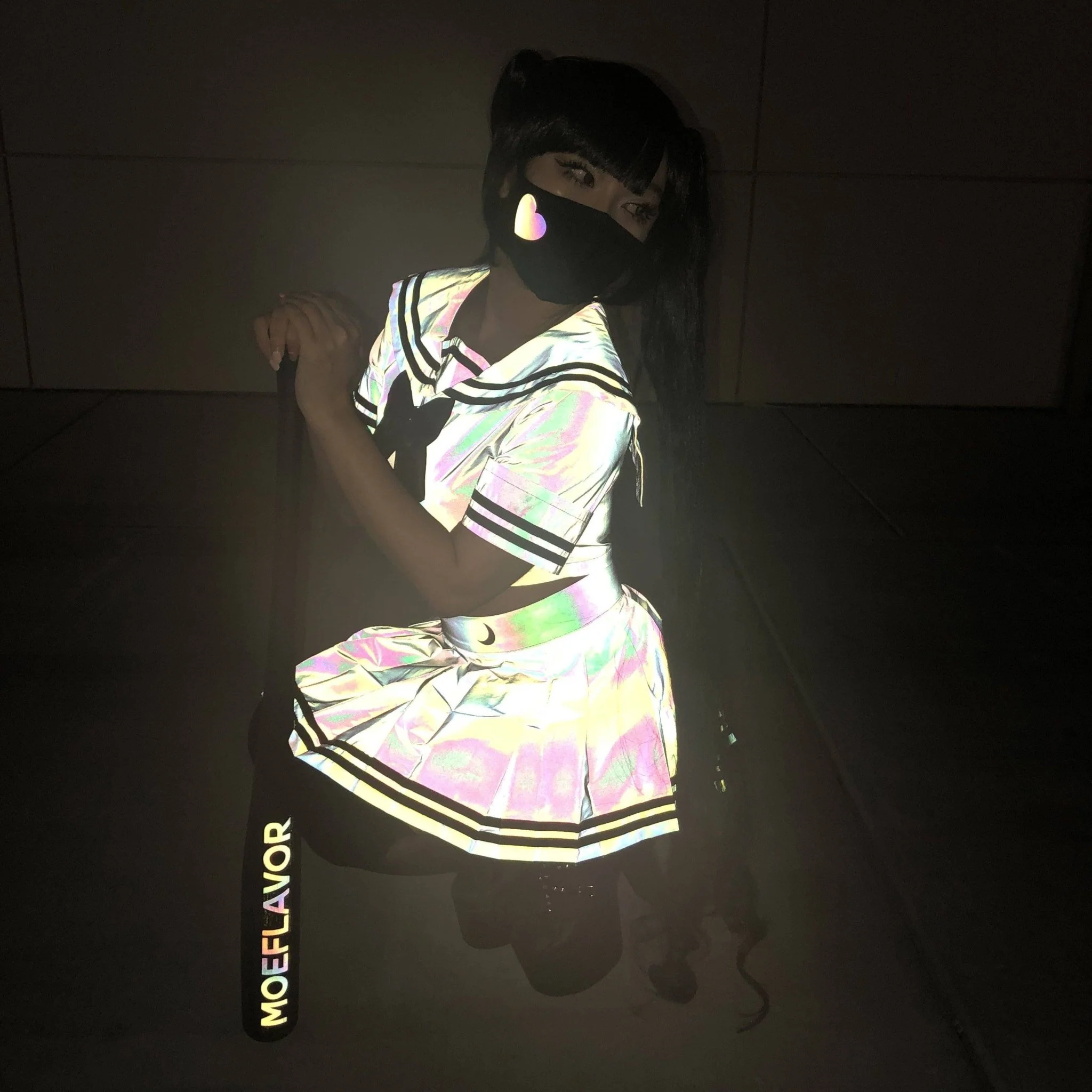 Reflective Moon Japanese Sailor Uniform Outfit - Image 4