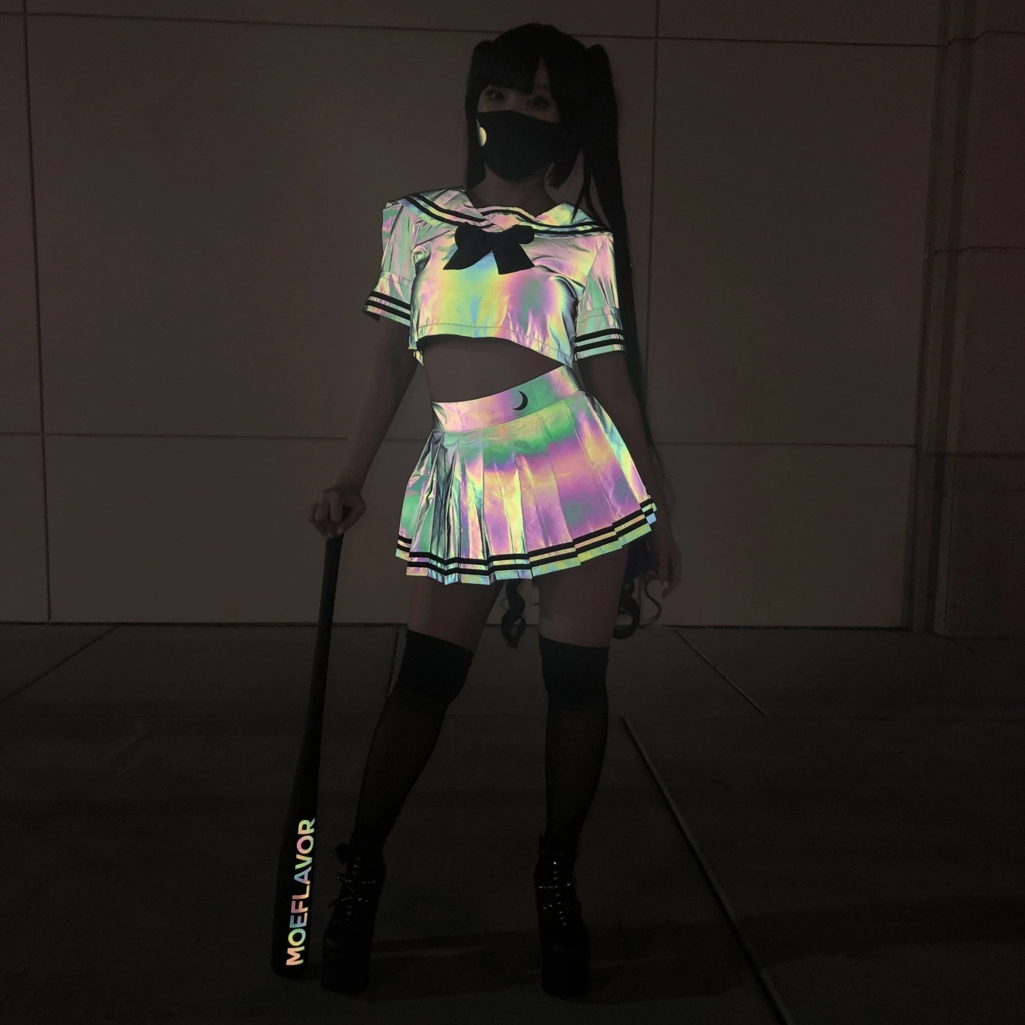 Reflective Moon Japanese Sailor Uniform Outfit - Image 6