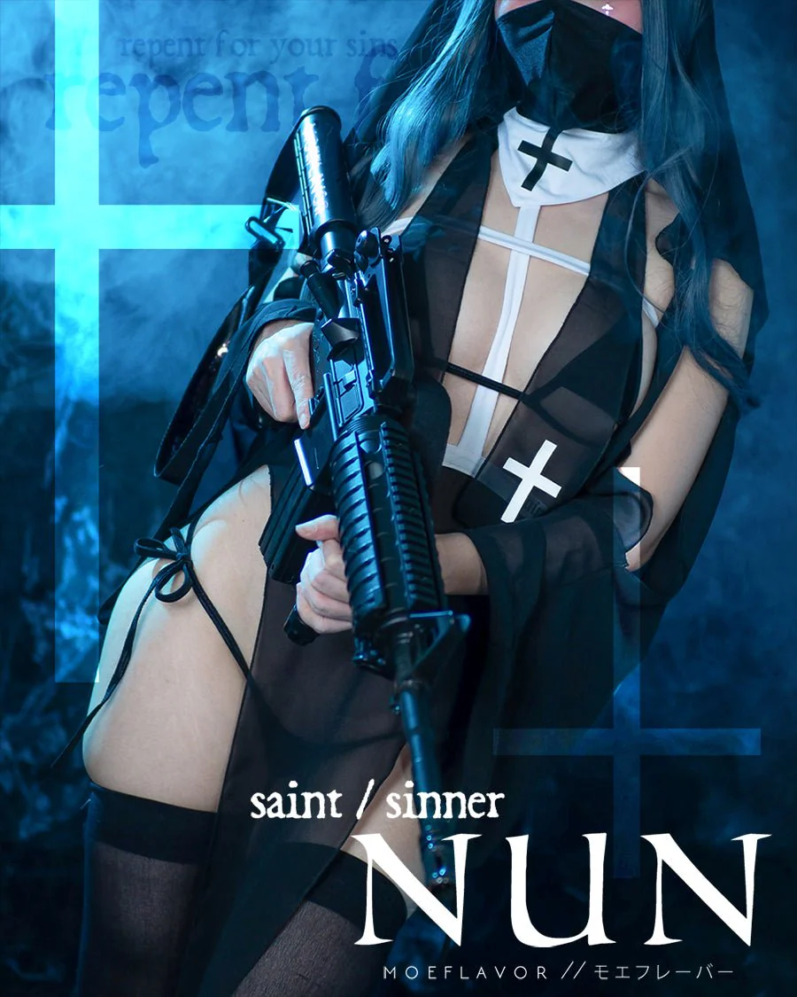 Saint/Sinner Sheer Nun Set Cosplay - Image 5