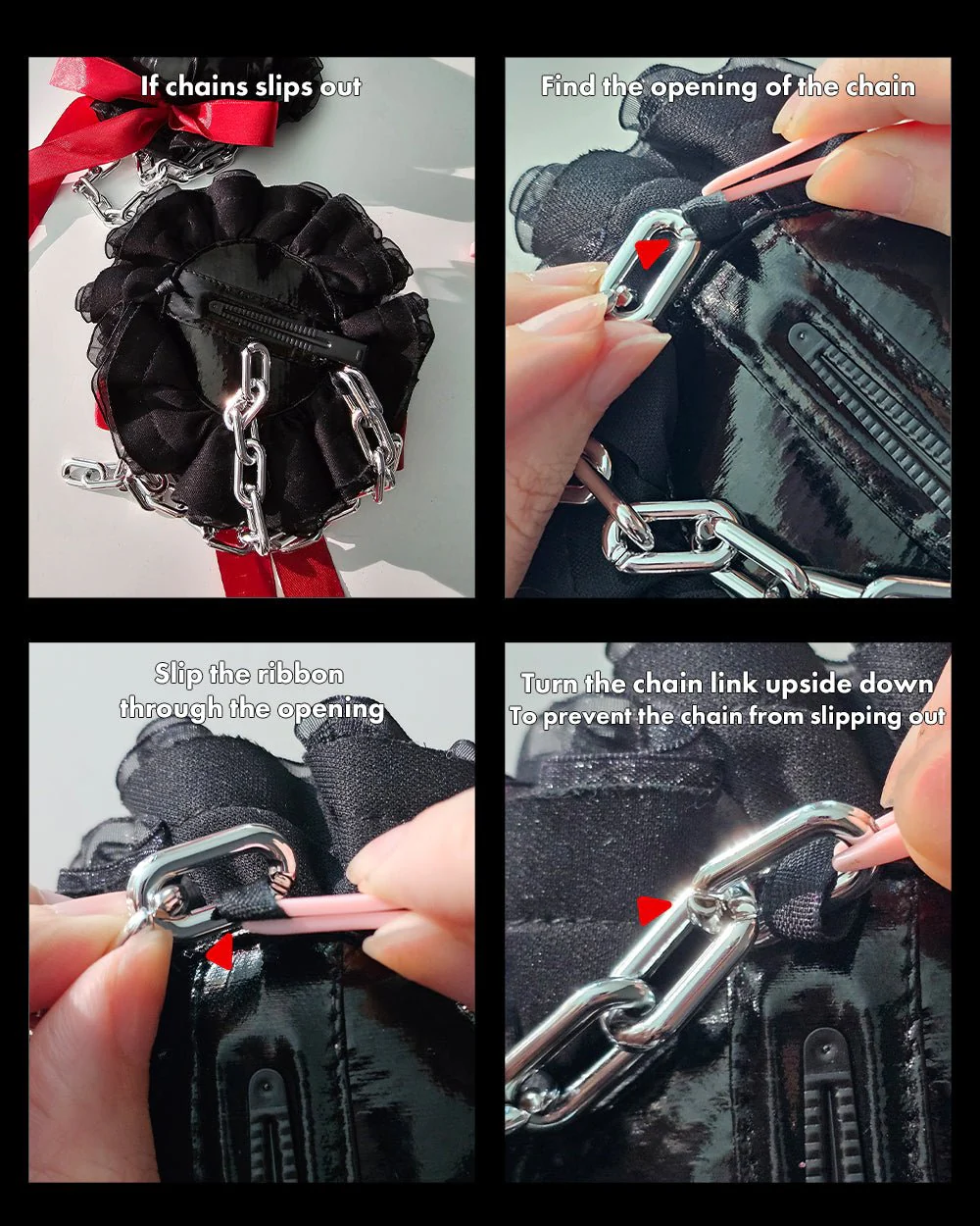 Stealth Double Vinyl Hair Bun Covers - Image 6