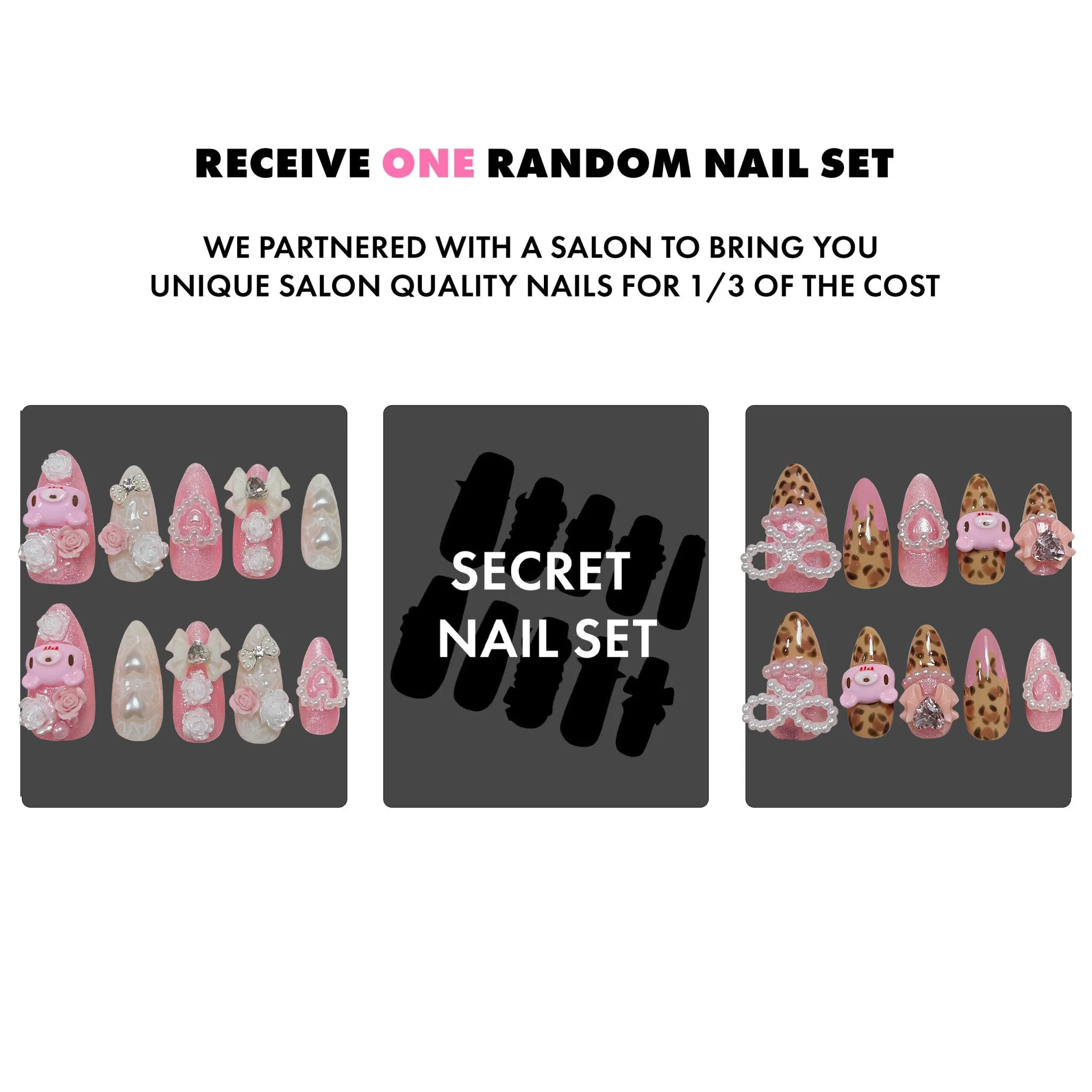 Vday Gloomy Bear Gyaru Nail Blind Box - Image 3