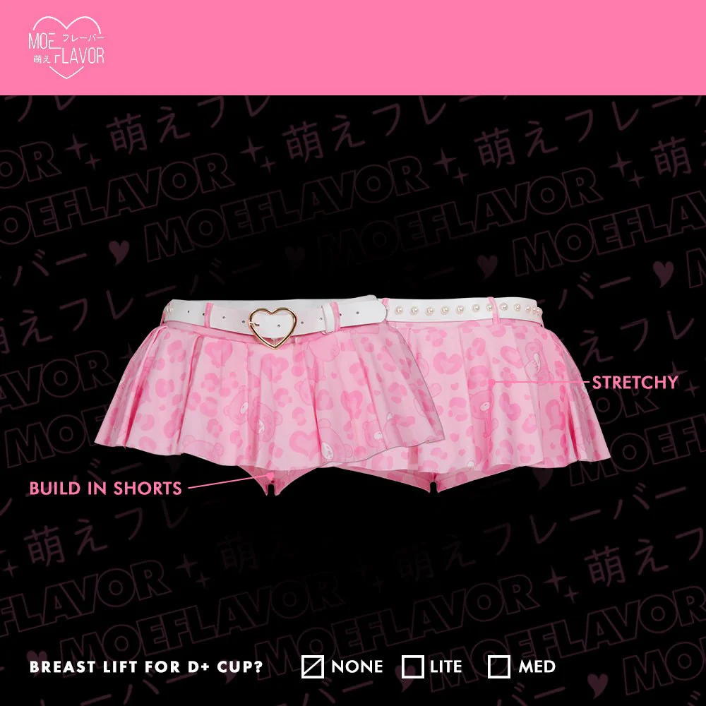 Vday Gloomy Bear Gyaru Mini Skirt - Image 5
