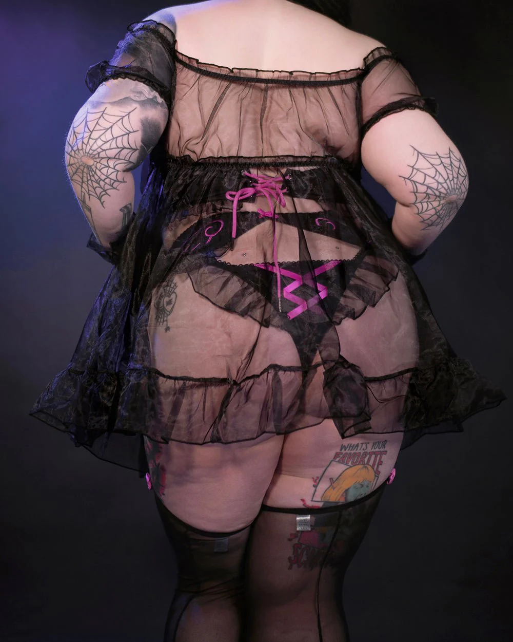 Wings of Temptation Sheer Dress - Image 6